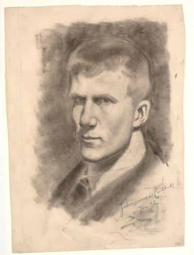 Självporträtt av Johannes Holbek