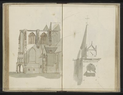Gamla kyrkan i Delft av Johannes Huibert Prins