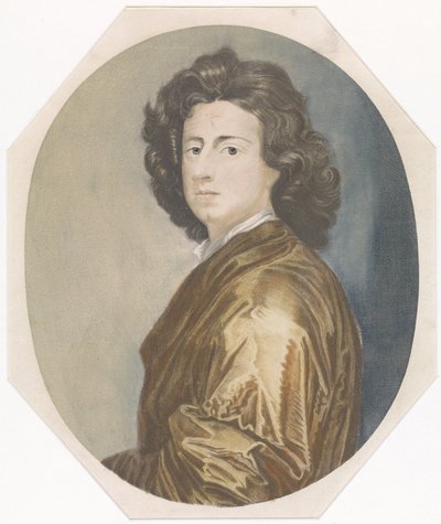 Porträtt av målaren Gottfried Kneller av Johannes Jacobsz van den Aveele (attributed to)