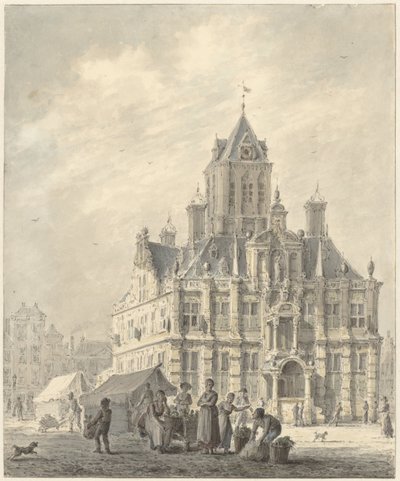 Delfts stadshus av Johannes Jelgerhuis
