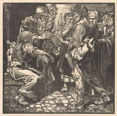 Man mötte pengapåse av Johannes Josephus Aarts (signed by artist)