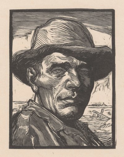 Porträtt av en okänd man av Johannes Josephus Aarts (signed by artist)