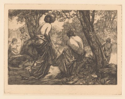 Badande kvinnor av Johannes Josephus Aarts