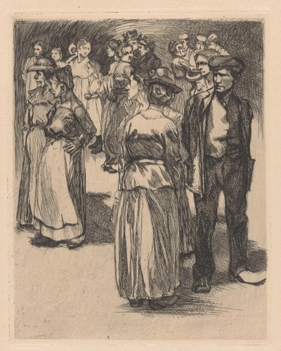Stående män och kvinnor av Johannes Josephus Aarts