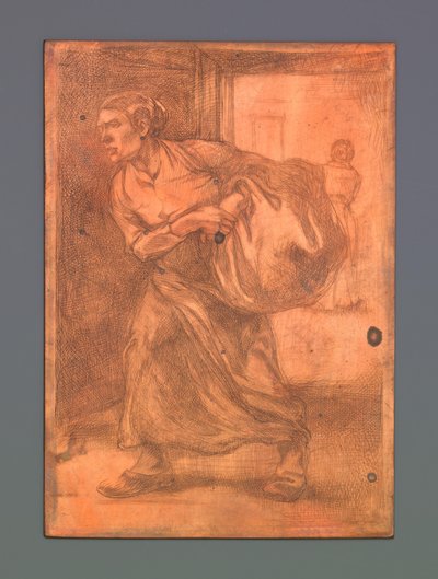 Kvinnan bär en bal av Johannes Josephus Aarts