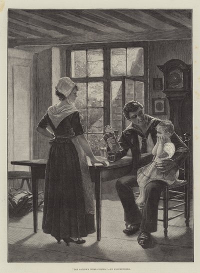 Sjömannens hemkomst av Johannes Karel Christian Klinkenberg