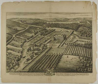 London, skylt 31 från Illustrated Britannia av Johannes Kip
