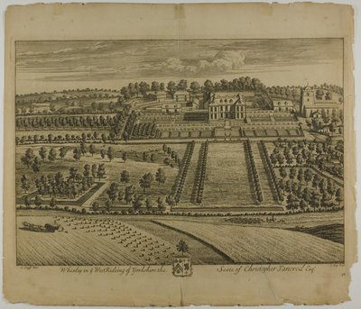 Whixley, tallrik 78 från Britannia Illustrata av Johannes Kip
