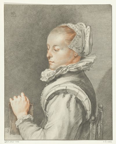 Porträtt av en ung kvinna av Johannes Kornlein