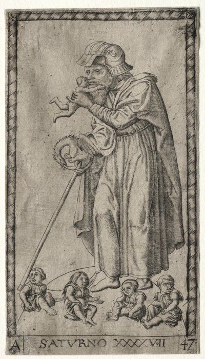 Saturnus, 1547. av Johannes Ladenspelder