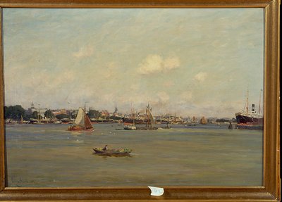 Hamnen i Rotterdam av Johannes Martin Grimelund