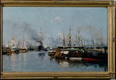 Fartyg i hamnen av Johannes Martin Grimelund