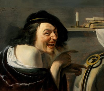 Demokritos av Johannes Moreelse
