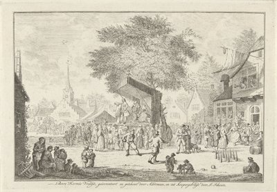Bondemässa i byn, ca 1750 Farmer