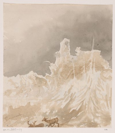 Ruiner i Ardennerna av Johannes Tavenraat (signed by artist)