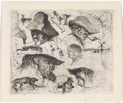 Studieblad av Johannes Tavenraat