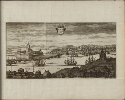 Vue de Vyborg (Ryssland) - Utsikt över Vyborg, av Aveelen, Johannes van den (1655-1727). Kopparstick, Mellan 1667 och 1700. Nationalmuseum Stockholm av Johannes Van den Aveele