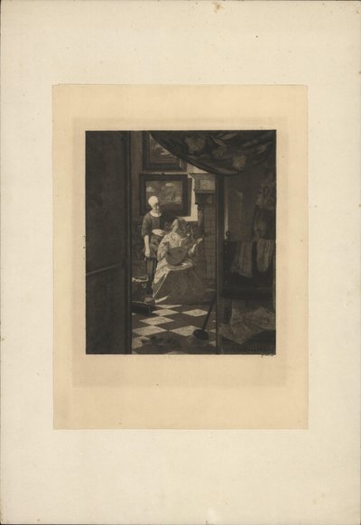 Kärleksbrevet av Johannes Vermeer