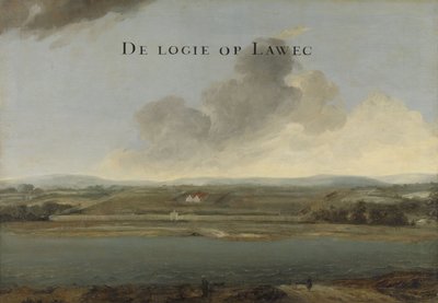 Holländska Ostindiska kompaniets handelsplatser i Lawec i Kambodja, ca 1662-3 av Johannes Vinckeboons