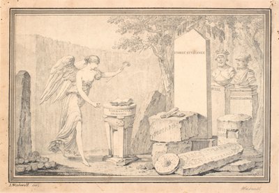 Titelvinjett till Snorri Sturleson (red. G. Schiøning): Heimskringla, Vol. I, 1778 av Johannes Wiedewelt