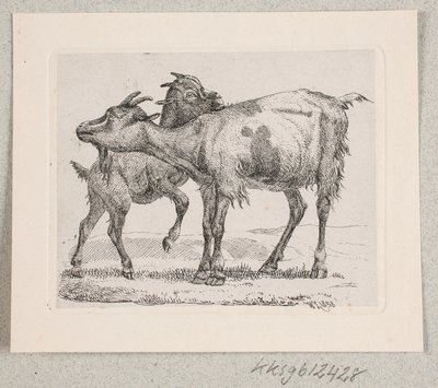 En get med sin unge av Johannes Wilhelm Zillen