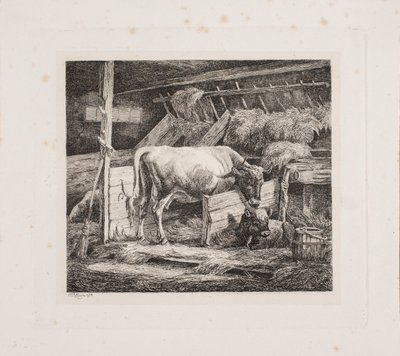 En ladugård av Johannes Wilhelm Zillen