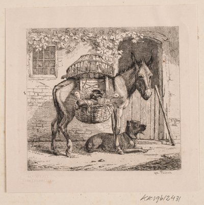 Kycklingförsäljarens åsna av Johannes Wilhelm Zillen