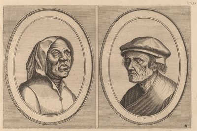 "Baef Schol-becx" och "Spruyt Vroegh-verorven" av Johannes and Lucas van Doetechum after Pieter Bruegel the Elder