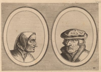 "Buyltje On-versaed" och "Waerner Alwayst-meer" av Johannes and Lucas van Doetechum after Pieter Bruegel the Elder