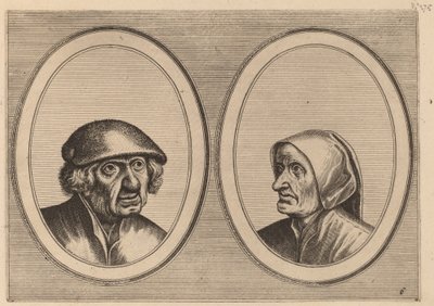 "Dirck Domp" och "Zeedighe Kniertje" av Johannes and Lucas van Doetechum after Pieter Bruegel the Elder