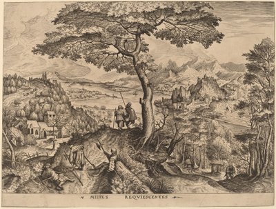 Soldater i vila av Johannes and Lucas van Doetechum after Pieter Bruegel the Elder