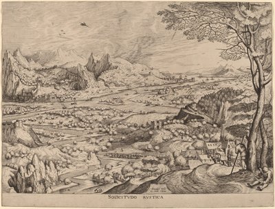 Rustik bekymmer av Johannes and Lucas van Doetechum after Pieter Bruegel the Elder