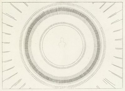 The Beatific Vision, Paradise, Canto 33 (gravyr) av John (after) Flaxman