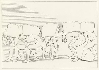 The Proud, Purgatory, Canto 11 (gravyr) av John (after) Flaxman