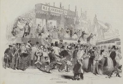 Greenwich Fair (gravyr) av John (after) Gilbert