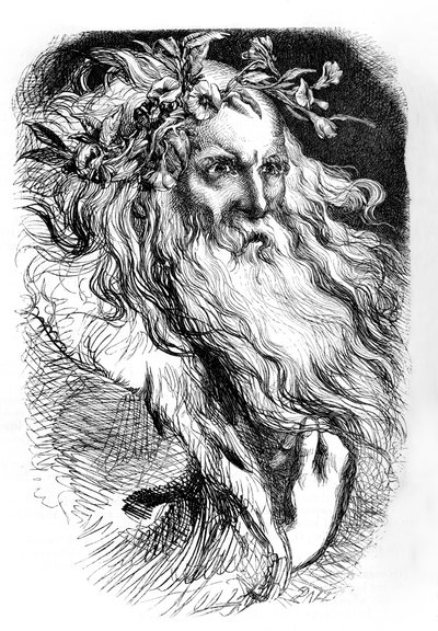 Kung Lear av John (after) Gilbert