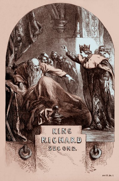 Kung Richard II av John (after) Gilbert
