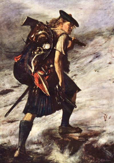 Upplöst (färglitografi) av John (after) Pettie
