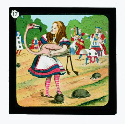 Alice i Underlandet, färgglada lyktor (lanternruta) av John (after) Tenniel