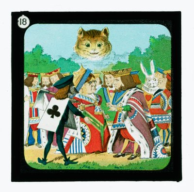 Alice i Underlandet, färgglada lyktor (lanternruta) av John (after) Tenniel