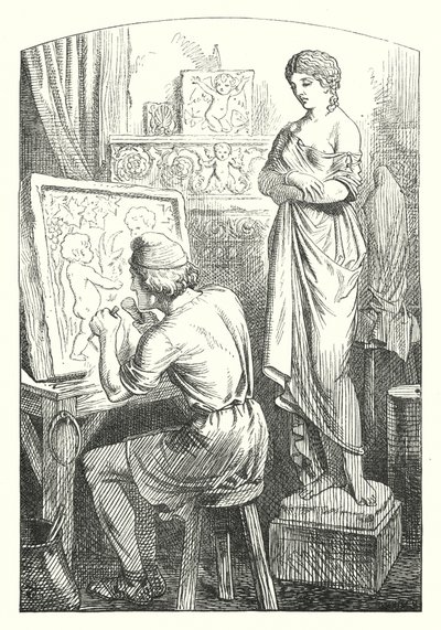 Clyte (gravyr) av John (after) Tenniel