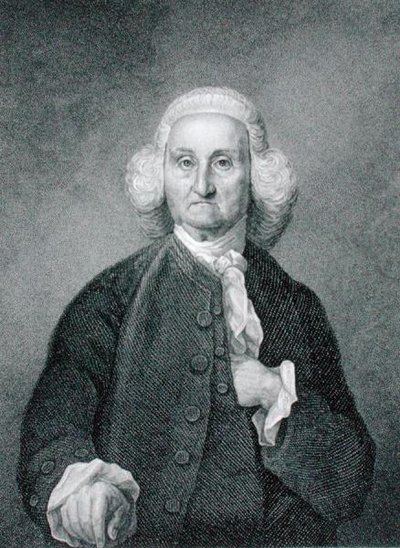 Jonathan Trumbull (1710-85) graverad av E. Mackenzie (gravyr) av John (after) Trumbull