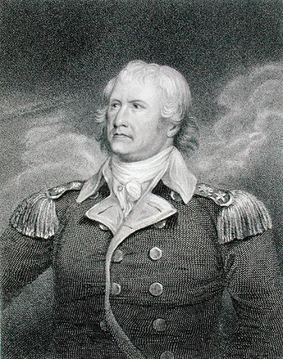 Generalmajor William Moultrie (1730-1805) graverad av Edward Scriven (1775-1841) (gravyr) av John (after) Trumbull