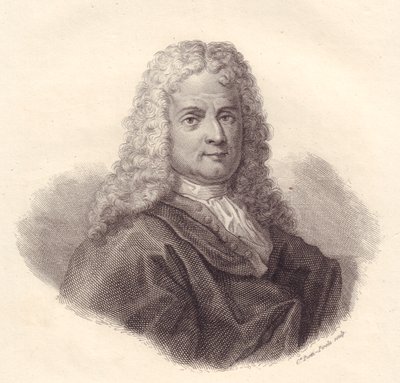 Porträtt av den italienske matematikern Jacopo Riccati (1676-1754), kopparstick av Caterina Piotti-Pirola av Walter Charles Mills