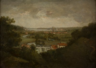 Vale of Dedham (olja på duk) av John (circle of) Constable