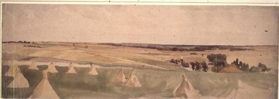 Battlefield of Crecy, 26 augusti 1346 av John Absolon