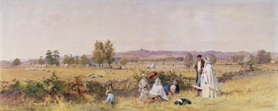 Highgate från Upper Holloway, 1859 av John Absolon