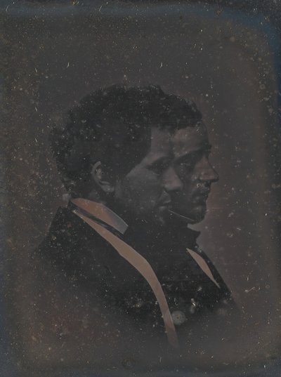 Självporträtt med konstnärens bror, 1840-talet. av John Adams Whipple
