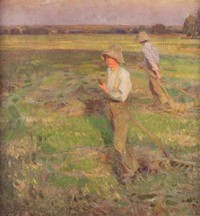 The Haymakers (olja på duk) av John Alfred Arnesby Brown