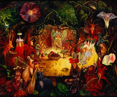 Feernas bankett, 1859 av John Anster Fitzgerald